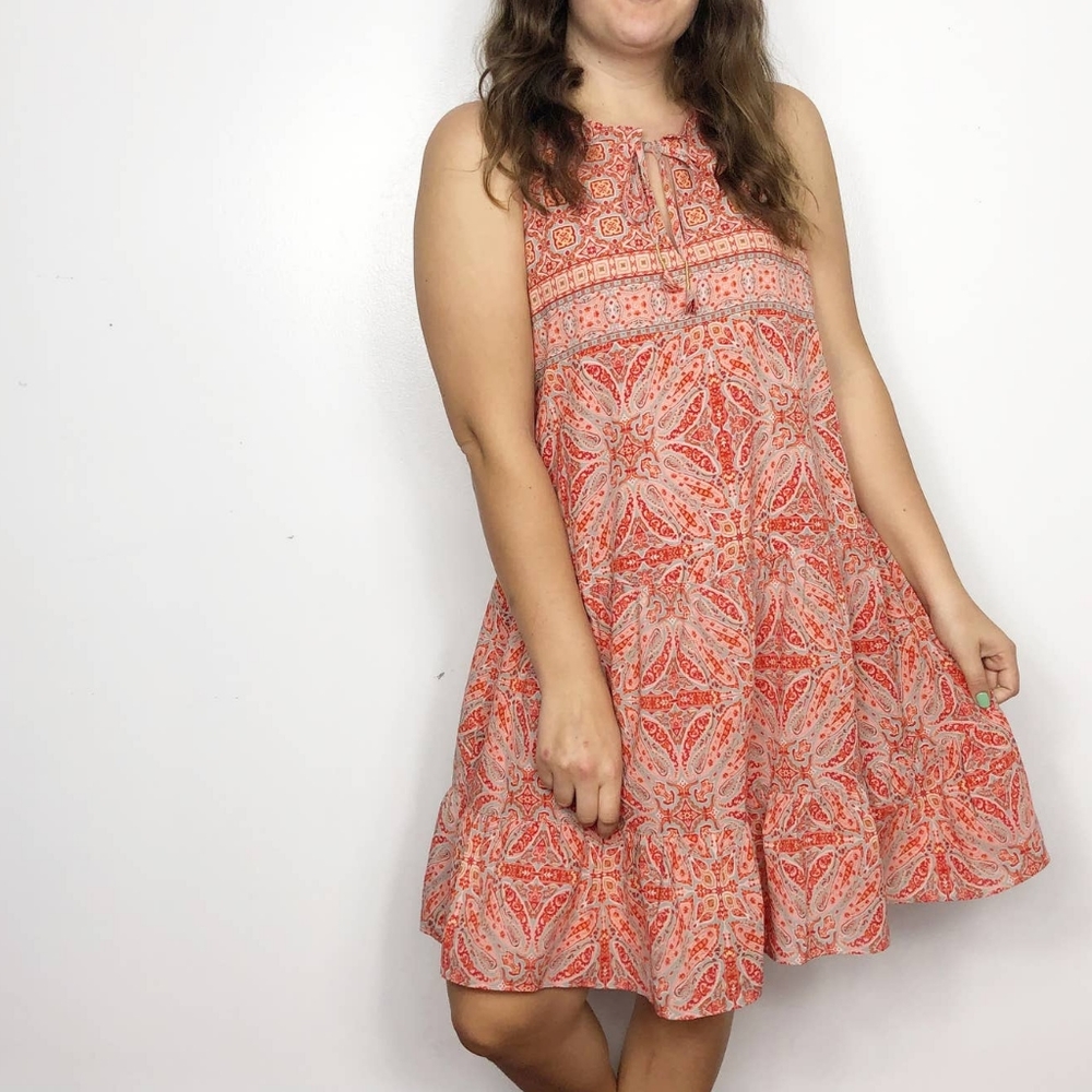 Sanctuary boho ruffle dress sz small NWOT *D - Picture 1 of 7